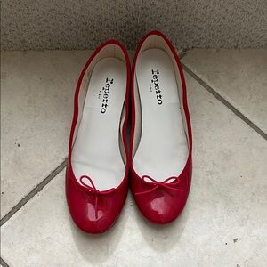 Repetto Cherry Red Ballet Flats